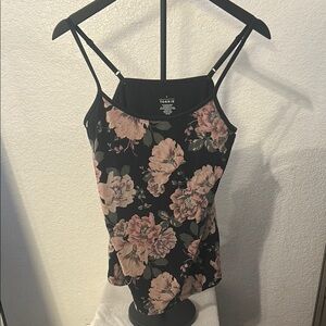 Torrid Black and Pink Fitted Camisole